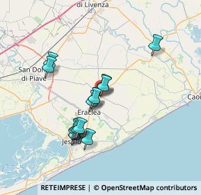 Mappa Via Gabriele D'Annunzio, 30020 Eraclea VE, Italia (6.17)
