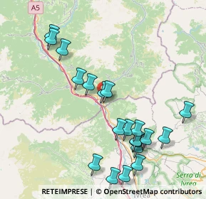 Mappa Via Sarus, 11026 Pont-Saint-Martin AO, Italia (8.7455)