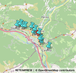 Mappa Via Sarus, 11026 Pont-Saint-Martin AO, Italia (1.20364)