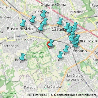 Mappa Via dei Salici, 20025 Legnano MI, Italia (2.0475)