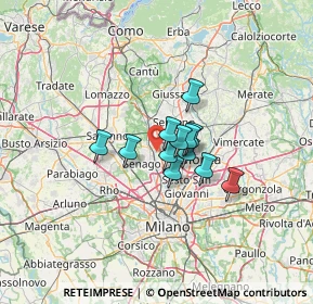 Mappa 20039 Varedo MB, Italia (7.68917)