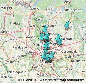 Mappa 20039 Varedo MB, Italia (10.00333)