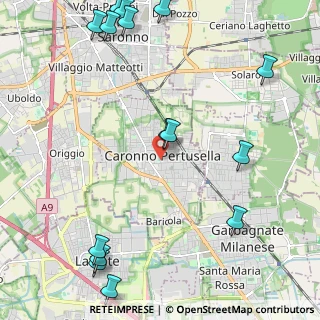 Mappa Via Martiri di Via Fani, 21042 Caronno Pertusella VA, Italia (3.01267)