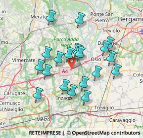 Mappa E64, 20056 Grezzago MI, Italia (6.3465)