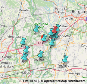 Mappa E64, 20056 Grezzago MI, Italia (5.61733)