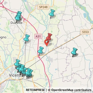 Mappa 36050 Bolzano Vicentino VI, Italia (6.0665)