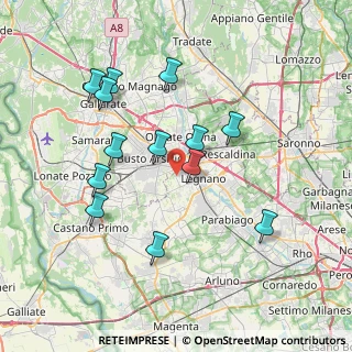 Mappa Via dei Pioppi, 20025 Legnano MI, Italia (7.28692)