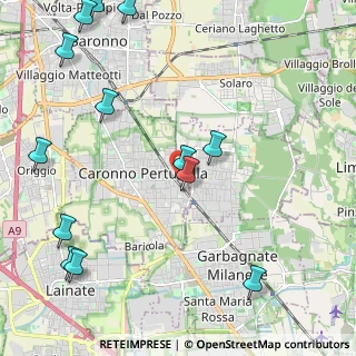 Mappa Via Monte Bianco, 21042 Caronno Pertusella VA, Italia (2.86231)