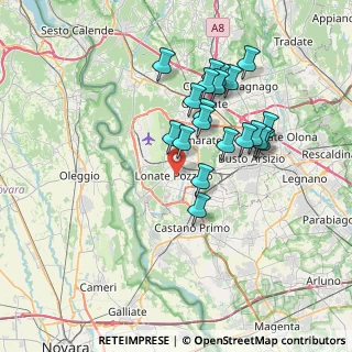 Mappa Via Matteotti, 21015 Lonate Pozzolo VA, Italia (6.5585)