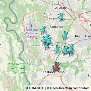 Mappa Via Matteotti, 21015 Lonate Pozzolo VA, Italia (3.38313)