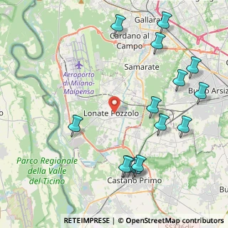 Mappa Via Matteotti, 21015 Lonate Pozzolo VA, Italia (5.05571)