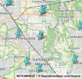 Mappa Via Suor Innocente Lazzarotto, 20031 Cesate MI, Italia (3.02818)