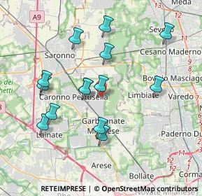 Mappa Via Suor Innocente Lazzarotto, 20031 Cesate MI, Italia (3.63929)