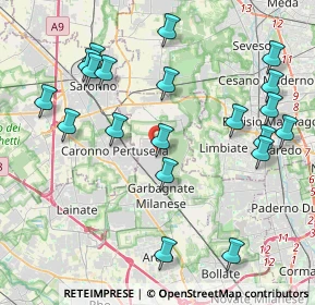 Mappa Via Suor Innocente Lazzarotto, 20031 Cesate MI, Italia (4.5935)