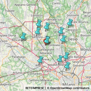 Mappa Via Suor Innocente Lazzarotto, 20031 Cesate MI, Italia (6.72538)