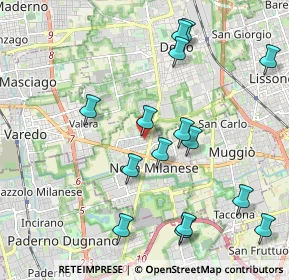 Mappa Via G. Cetti, 20834 Nova Milanese MB, Italia (2.20467)