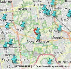 Mappa Via G. Cetti, 20834 Nova Milanese MB, Italia (2.92579)