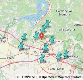 Mappa Via Pier Luigi Nervi, 25050 Passirano BS, Italia (6.27455)