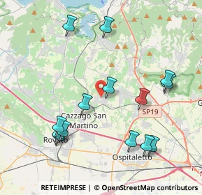 Mappa Via Gasparo da Salò, 25046 Cazzago San Martino BS, Italia (4.33071)