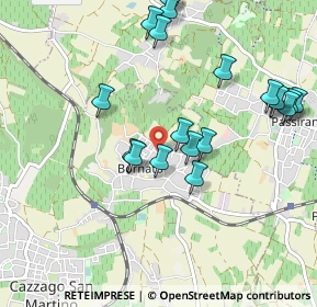 Mappa Via Gasparo da Salò, 25046 Cazzago San Martino BS, Italia (1.071)