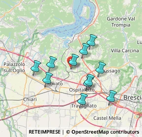 Mappa Via Gasparo da Salò, 25046 Cazzago San Martino BS, Italia (6.18)