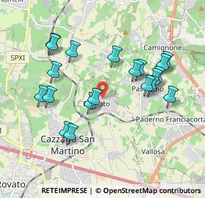 Mappa Via Gasparo da Salò, 25046 Cazzago San Martino BS, Italia (1.8925)