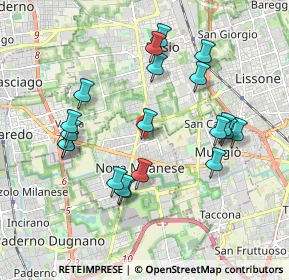 Mappa Via Daniele Manin, 20834 Nova Milanese MB, Italia (1.901)