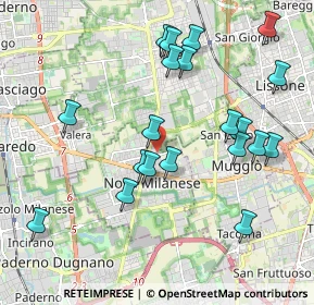 Mappa Via Daniele Manin, 20834 Nova Milanese MB, Italia (2.0885)