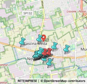 Mappa Via Daniele Manin, 20834 Nova Milanese MB, Italia (0.8215)