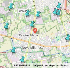 Mappa Via Daniele Manin, 20834 Nova Milanese MB, Italia (1.43818)