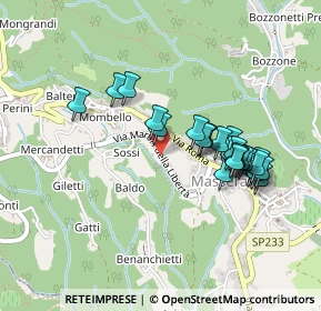 Mappa Via Martiri della Libertà, 13866 Masserano BI, Italia (0.41154)