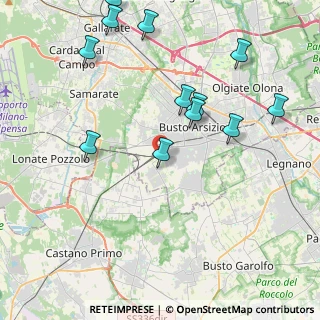 Mappa Via Angelo Borri, 21052 Busto Arsizio VA, Italia (4.6975)
