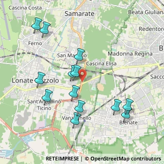 Mappa SP 341, 21015 Lonate Pozzolo VA, Italia (2.07692)