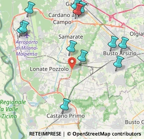 Mappa SP 341, 21015 Lonate Pozzolo VA, Italia (4.97417)