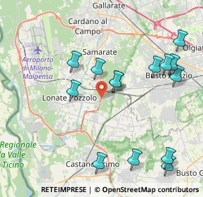 Mappa SP 341, 21015 Lonate Pozzolo VA, Italia (4.44357)
