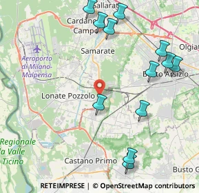 Mappa SP 341, 21015 Lonate Pozzolo VA, Italia (4.91667)