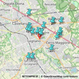 Mappa Via Giovanni Bonvicino, 20025 Legnano MI, Italia (1.69722)