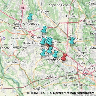 Mappa Via Giovanni Bonvicino, 20025 Legnano MI, Italia (4.32091)
