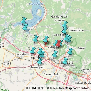 Mappa Via Martiri della Libertà, 25050 Rodengo-Saiano BS, Italia (6.50105)