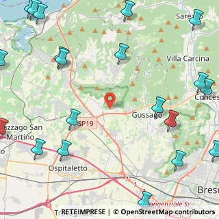 Mappa Via Martiri della Libertà, 25050 Rodengo-Saiano BS, Italia (6.9465)