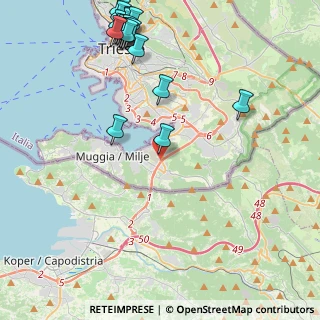 Mappa NSA326, 34015 Muggia TS, Italia (5.69842)