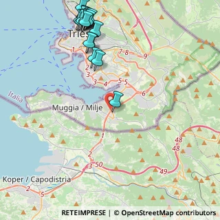 Mappa NSA326, 34015 Muggia TS, Italia (5.645)