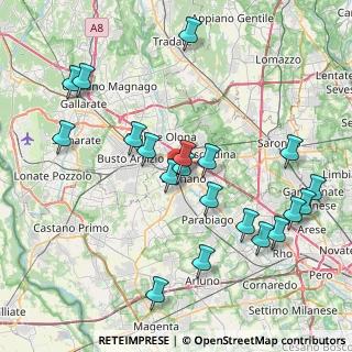Mappa Via Varese, 20025 Legnano MI, Italia (8.6245)