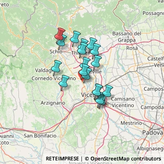 Mappa Costabissara, 36030 Motta VI, Italia (10.21778)