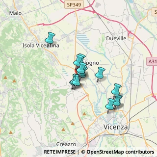 Mappa Costabissara, 36030 Motta VI, Italia (2.38357)