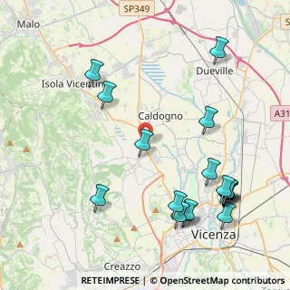 Mappa Costabissara, 36030 Motta VI, Italia (4.98353)