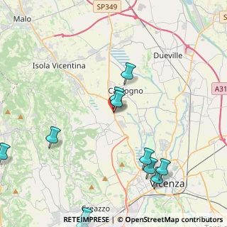 Mappa Costabissara, 36030 Motta VI, Italia (5.40091)