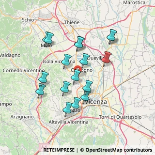 Mappa Costabissara, 36030 Motta VI, Italia (6.80941)