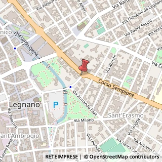 Mappa Via Lampugnani, 8, 20025 Legnano, Milano (Lombardia)