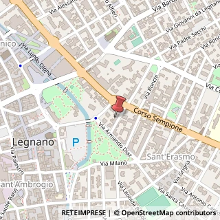 Mappa Via Girolamo Savonarola, 3, 20025 Legnano, Milano (Lombardia)